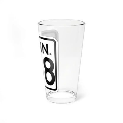 CT 168 1948 (Connecticut) (Road Sign) Pint Glass 16oz - Go Mug Yourself