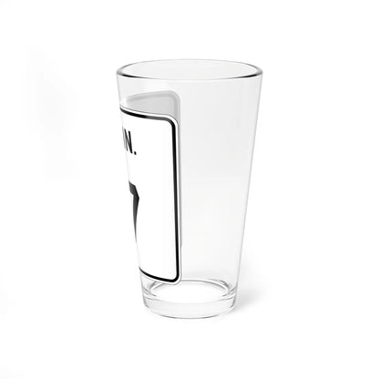 CT 17 1926 (Connecticut) (Road Sign) Pint Glass 16oz - Go Mug Yourself