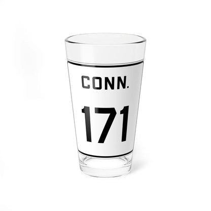 CT 171 1926 (Connecticut) (Road Sign) Pint Glass 16oz 16oz - Go Mug Yourself