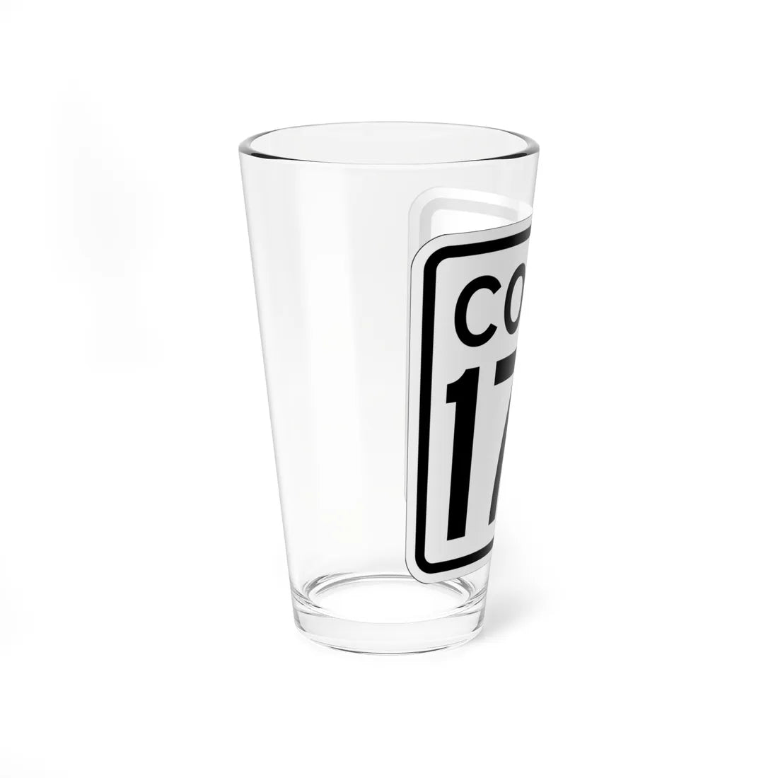 CT 17A 1948 (Connecticut) (Road Sign) Pint Glass 16oz - Go Mug Yourself