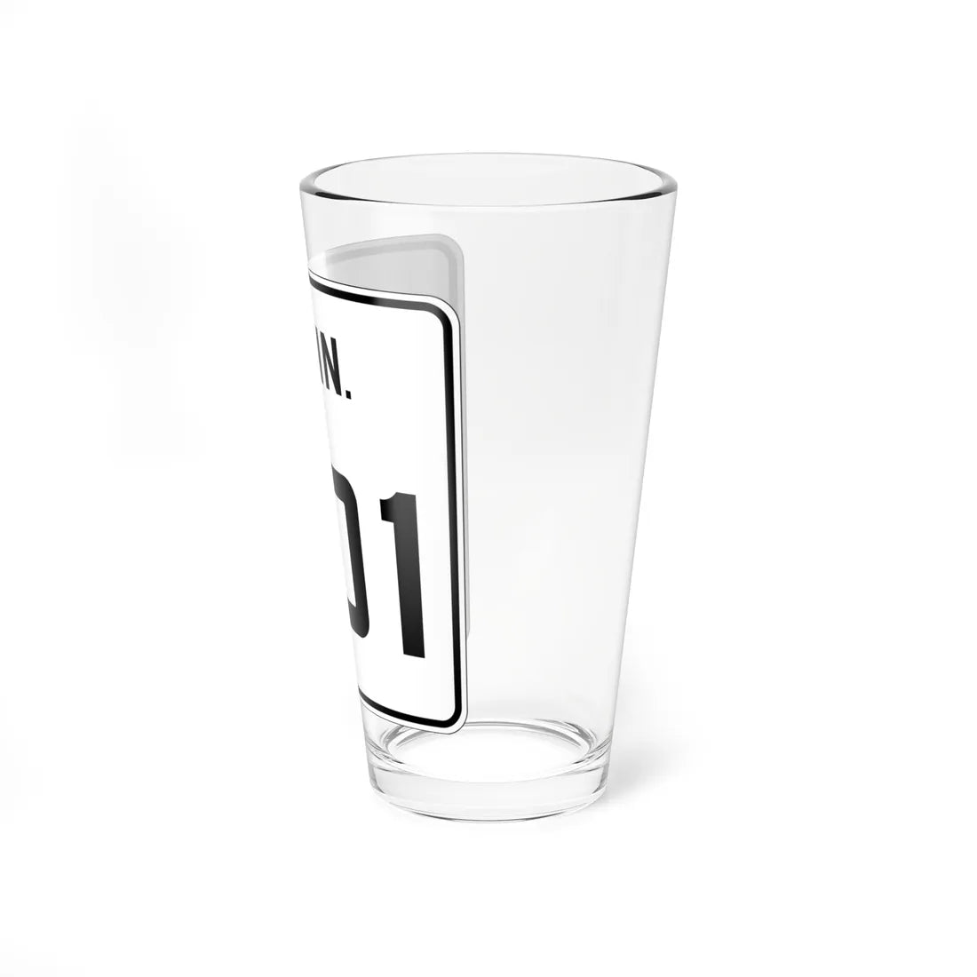 CT 201 1926 (Connecticut) (Road Sign) Pint Glass 16oz - Go Mug Yourself