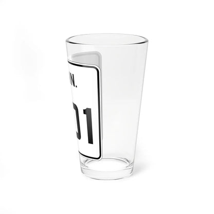 CT 201 1926 (Connecticut) (Road Sign) Pint Glass 16oz - Go Mug Yourself