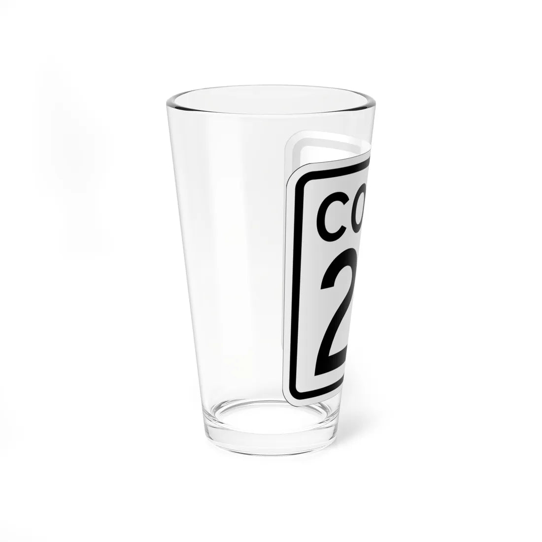 CT 211 1948 (Connecticut) (Road Sign) Pint Glass 16oz - Go Mug Yourself