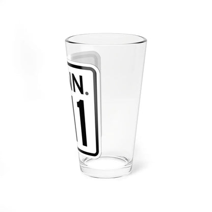 CT 211 1948 (Connecticut) (Road Sign) Pint Glass 16oz - Go Mug Yourself