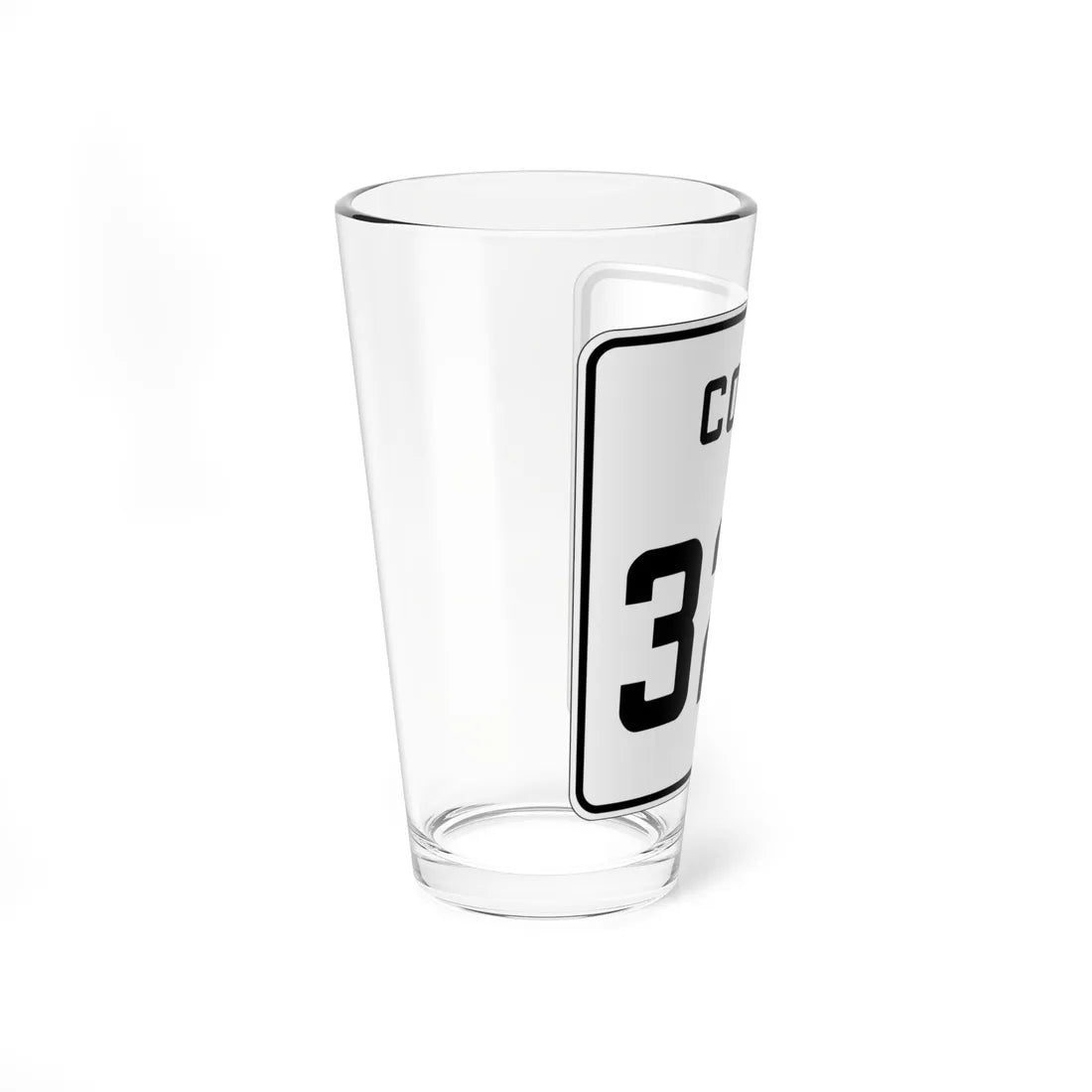 CT 32A 1926 (Connecticut) (Road Sign) Pint Glass 16oz - Go Mug Yourself