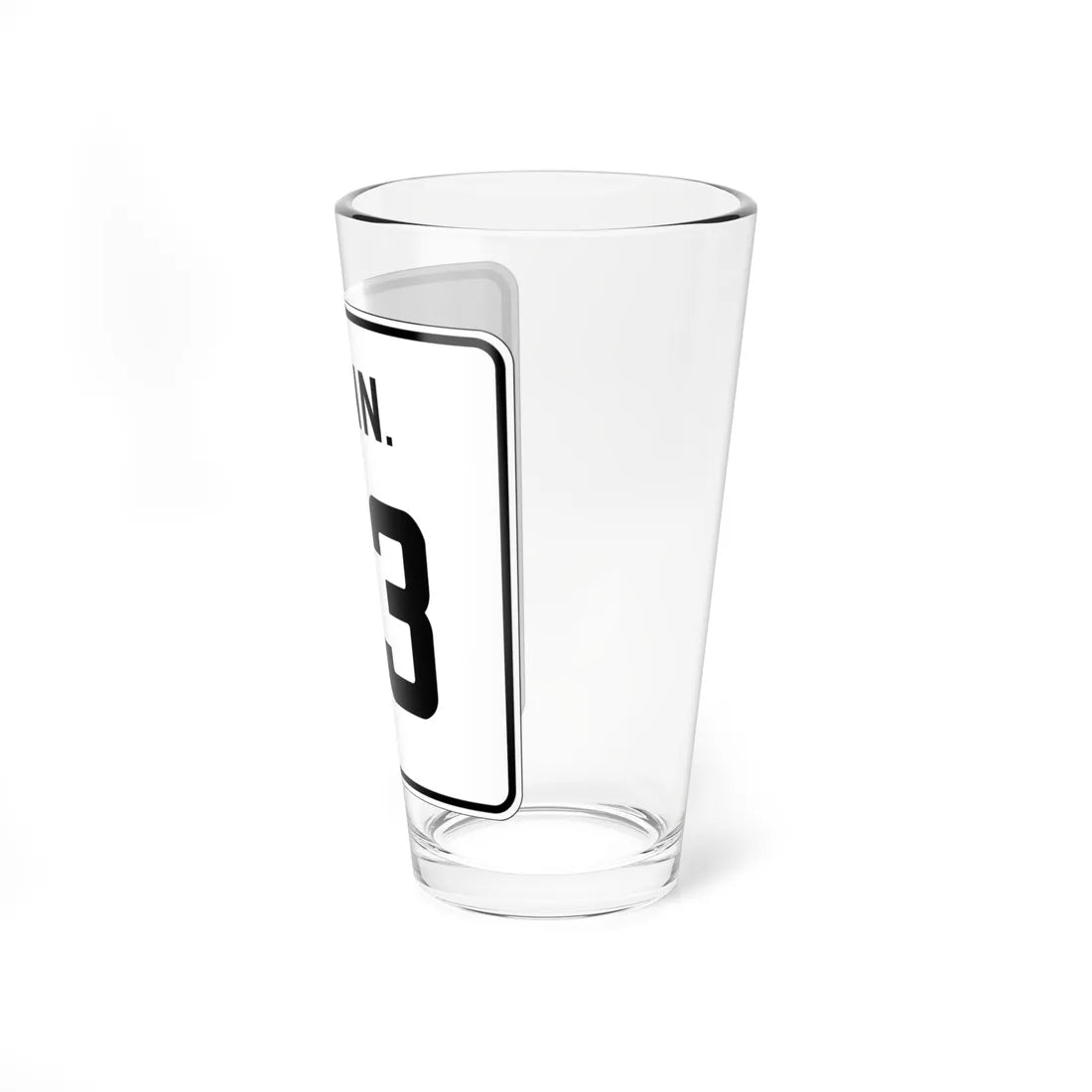 CT 33 1926 (Connecticut) (Road Sign) Pint Glass 16oz - Go Mug Yourself
