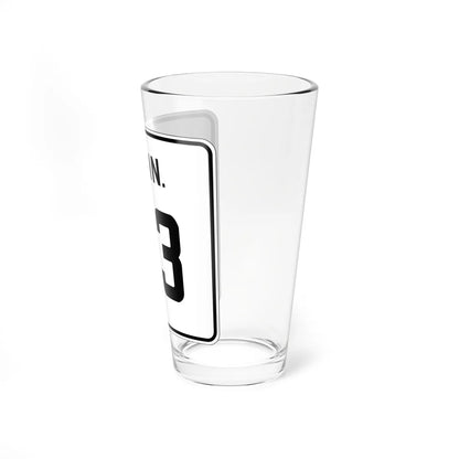 CT 33 1926 (Connecticut) (Road Sign) Pint Glass 16oz - Go Mug Yourself