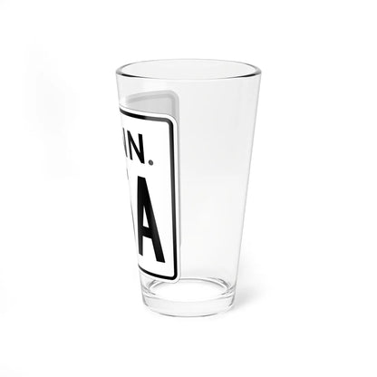 CT 35A 1956 (Connecticut) (Road Sign) Pint Glass 16oz - Go Mug Yourself
