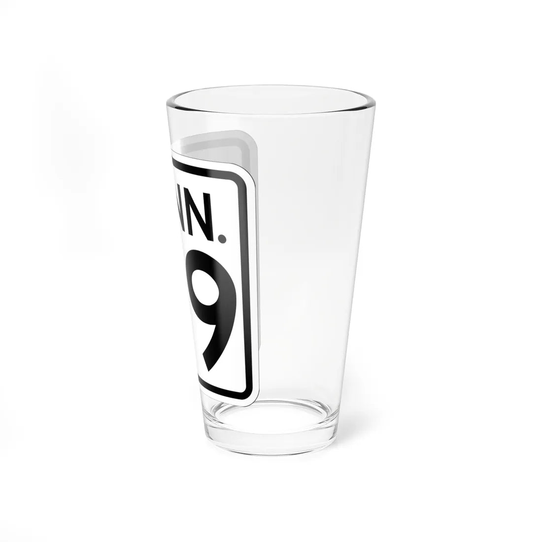 CT 49 1948 (Connecticut) (Road Sign) Pint Glass 16oz - Go Mug Yourself