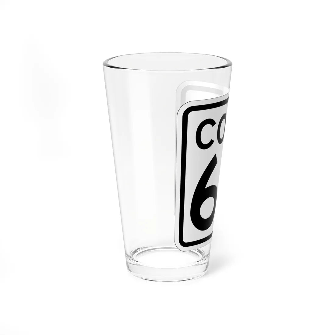 CT 65 1948 (Connecticut) (Road Sign) Pint Glass 16oz - Go Mug Yourself
