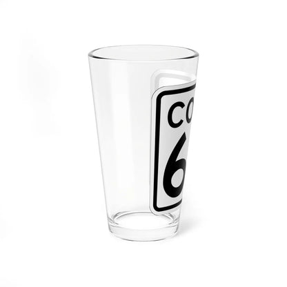 CT 65 1948 (Connecticut) (Road Sign) Pint Glass 16oz - Go Mug Yourself