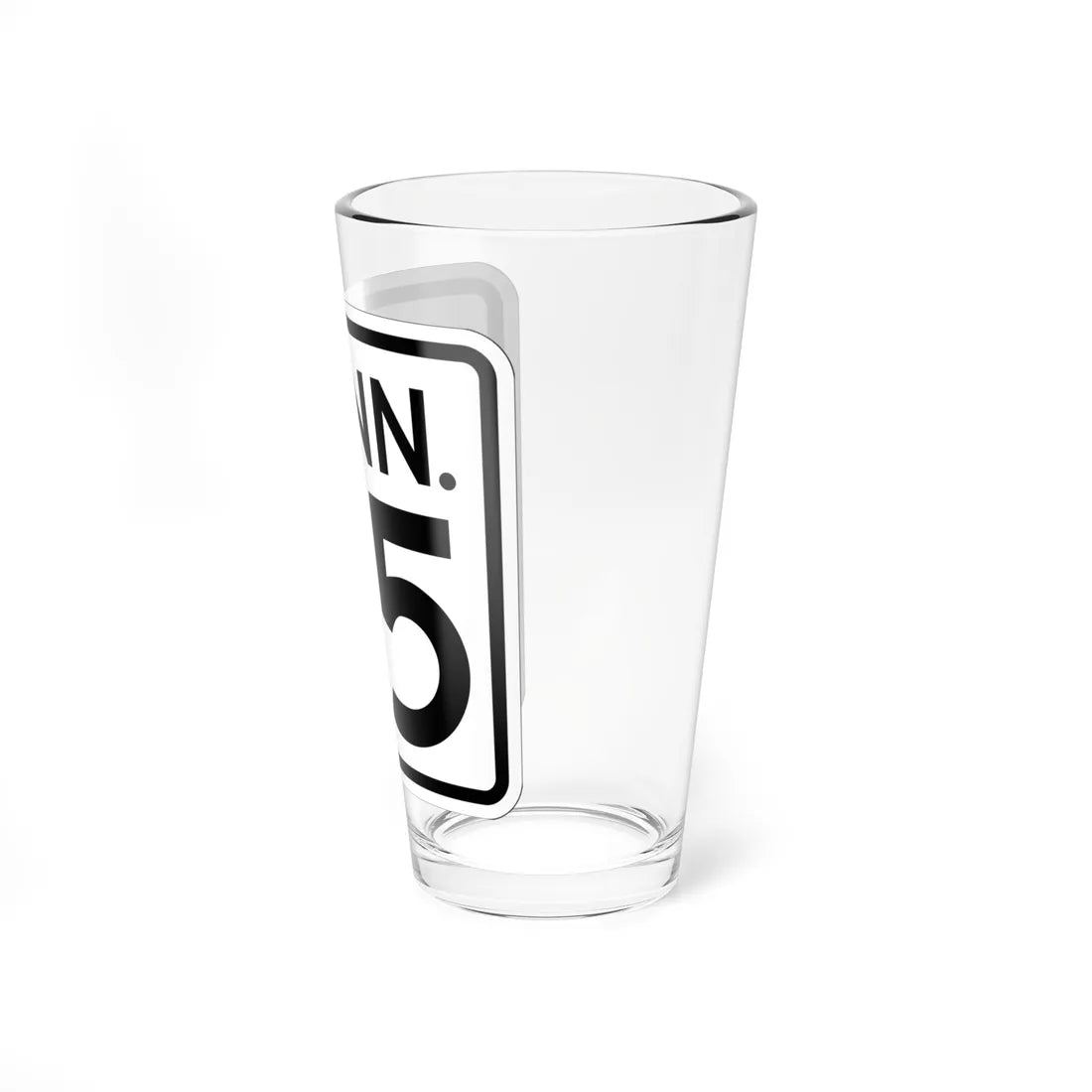 CT 65 1948 (Connecticut) (Road Sign) Pint Glass 16oz - Go Mug Yourself