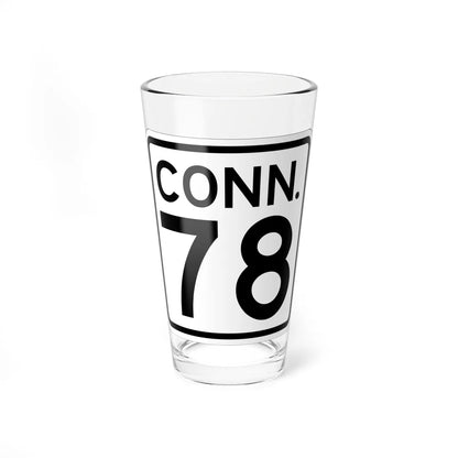 CT 78 1948 (Connecticut) (Road Sign) Pint Glass 16oz 16oz - Go Mug Yourself