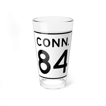 CT 84 1956 (Connecticut) (Road Sign) Pint Glass 16oz 16oz - Go Mug Yourself