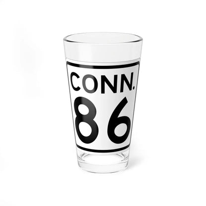 CT 86 1948 (Connecticut) (Road Sign) Pint Glass 16oz 16oz - Go Mug Yourself