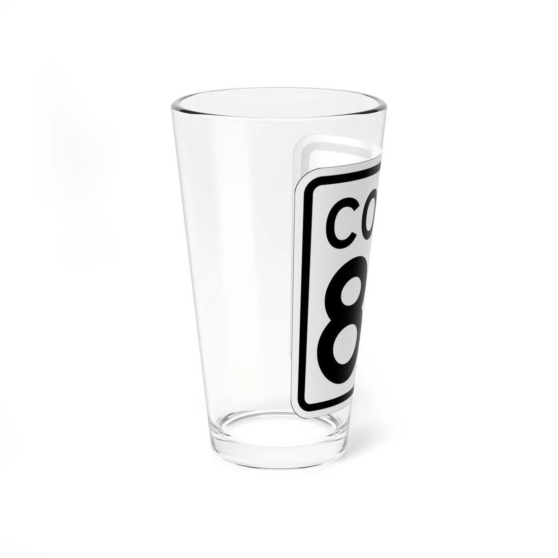 CT 86 1948 (Connecticut) (Road Sign) Pint Glass 16oz - Go Mug Yourself