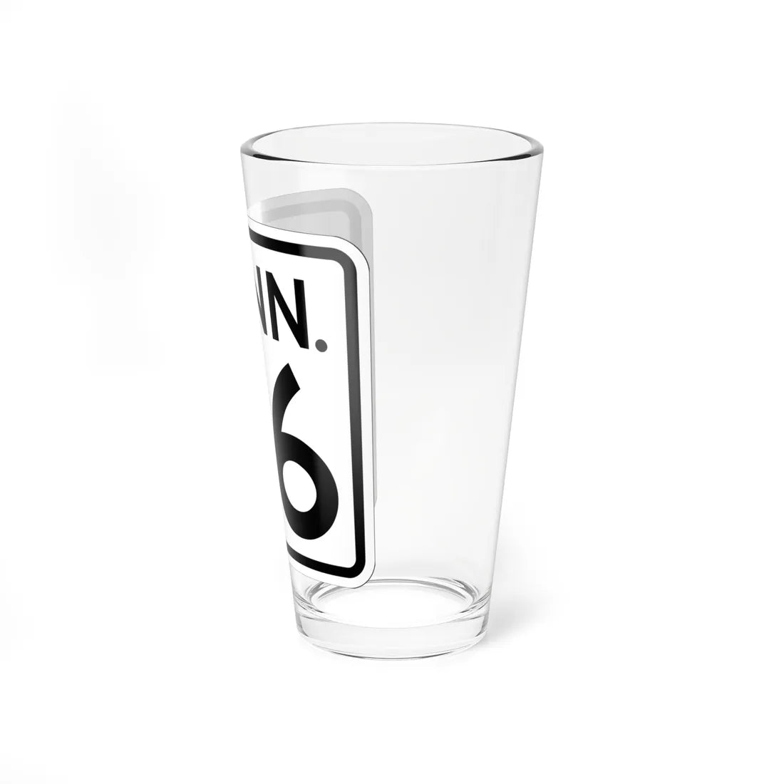 CT 86 1948 (Connecticut) (Road Sign) Pint Glass 16oz - Go Mug Yourself