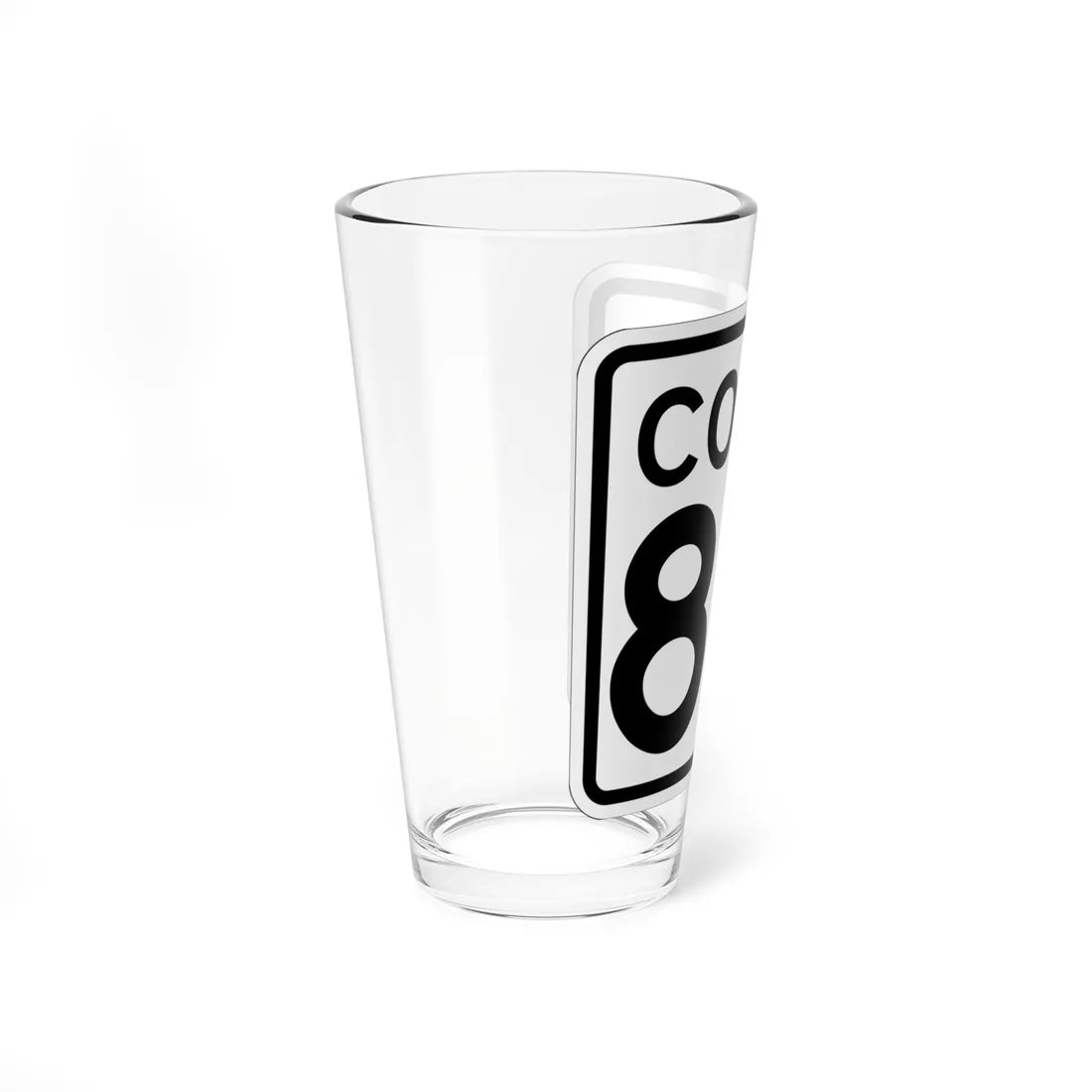 CT 8A 1948 (Connecticut) (Road Sign) Pint Glass 16oz - Go Mug Yourself