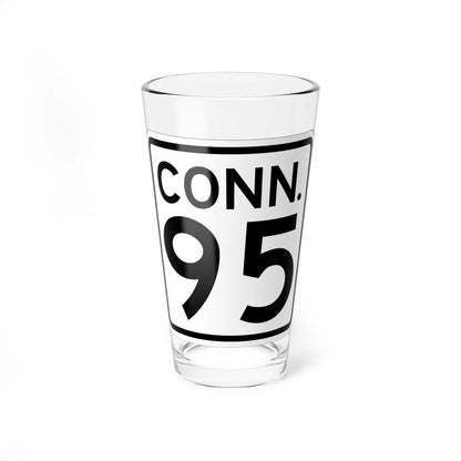 CT 95 1948 (Connecticut) (Road Sign) Pint Glass 16oz 16oz - Go Mug Yourself