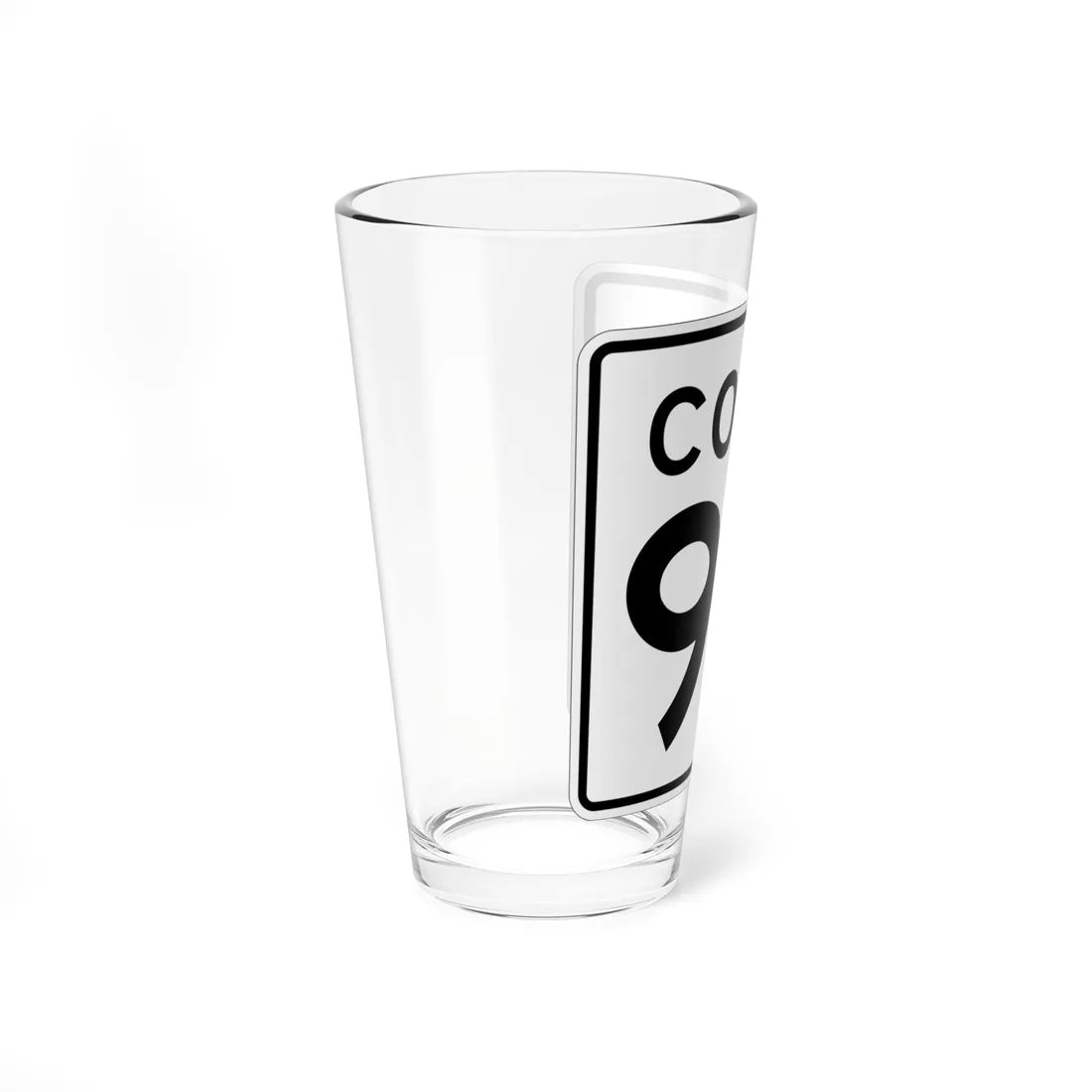 CT 95 1956 (Connecticut) (Road Sign) Pint Glass 16oz - Go Mug Yourself