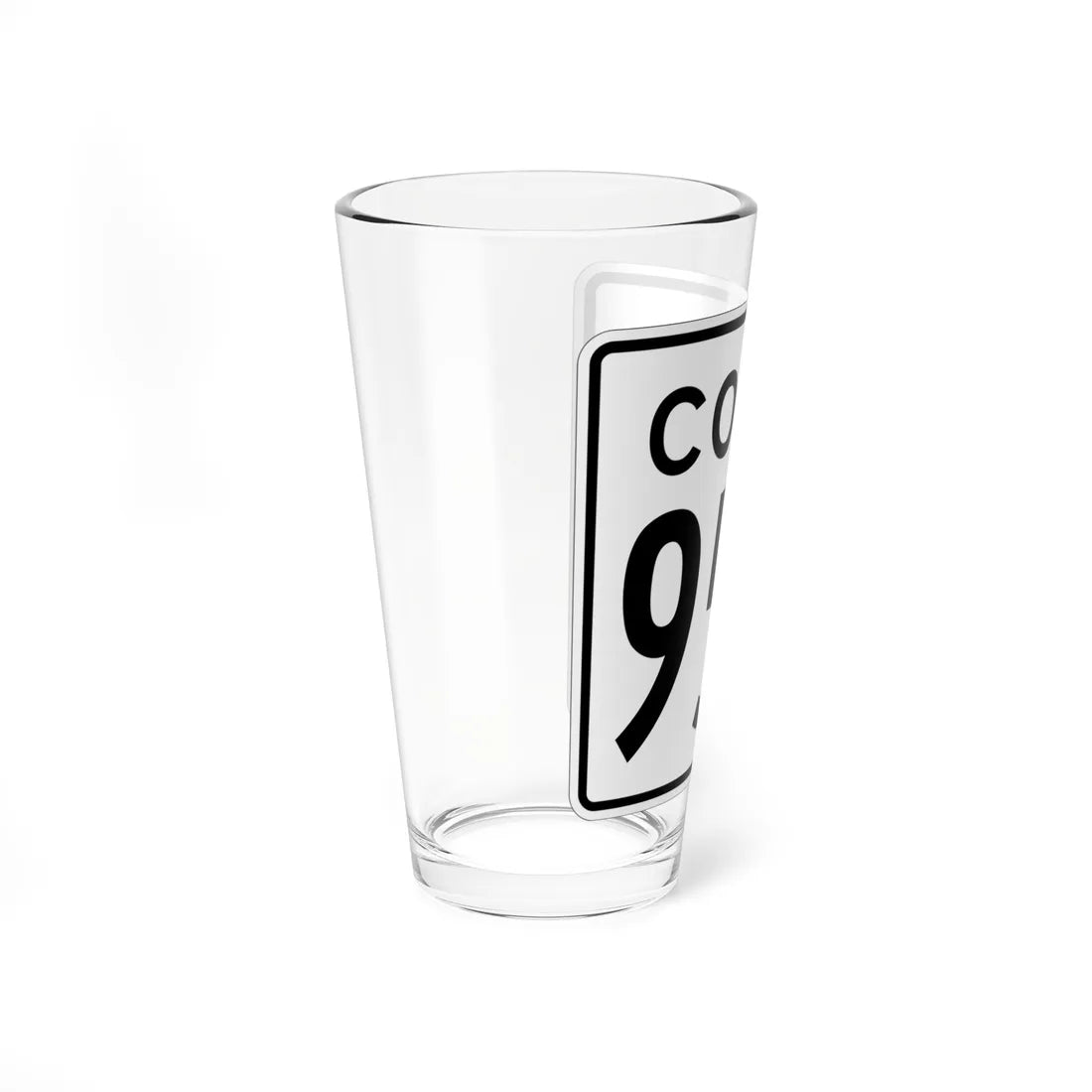 CT 95A 1956 (Connecticut) (Road Sign) Pint Glass 16oz - Go Mug Yourself