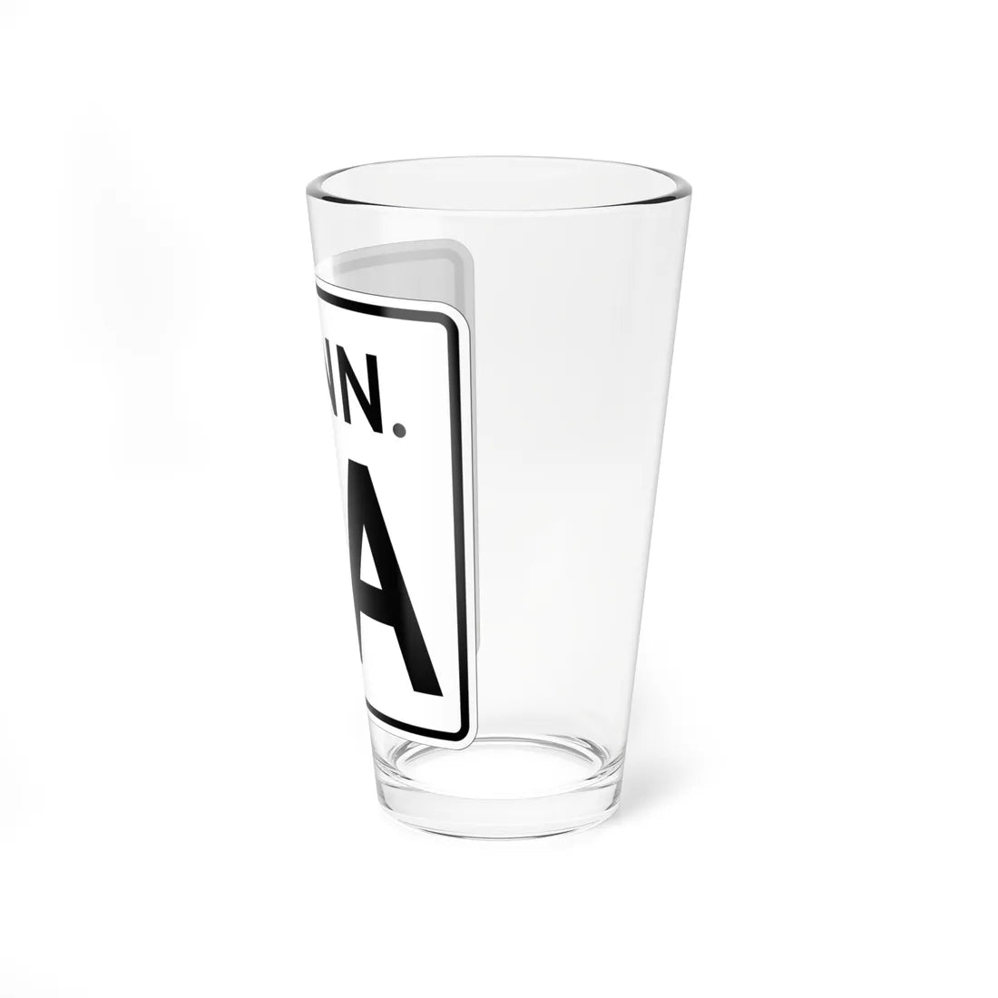 CT 9A 1956 (Connecticut) (Road Sign) Pint Glass 16oz - Go Mug Yourself
