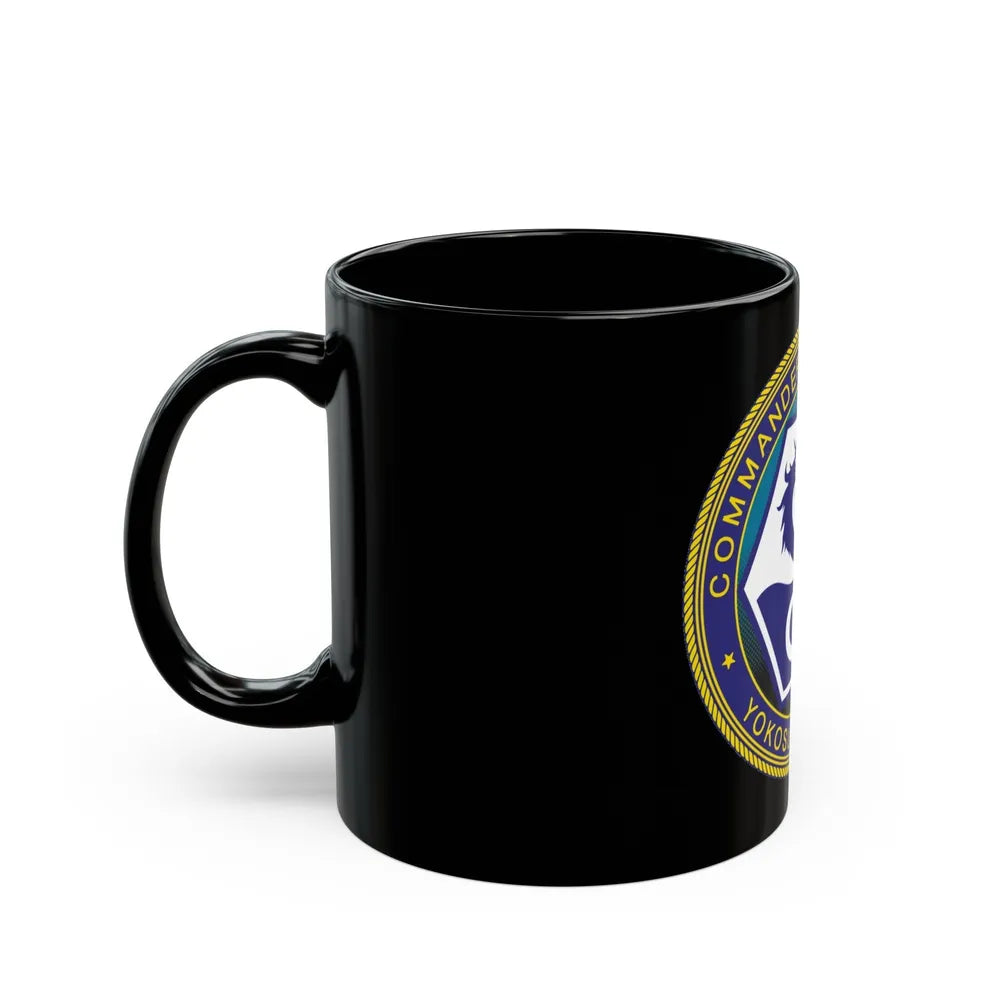 CTF 74 Yokosuka Japan Combined Task Force (U.S. Navy) Black Coffee Mug-Go Mug Yourself