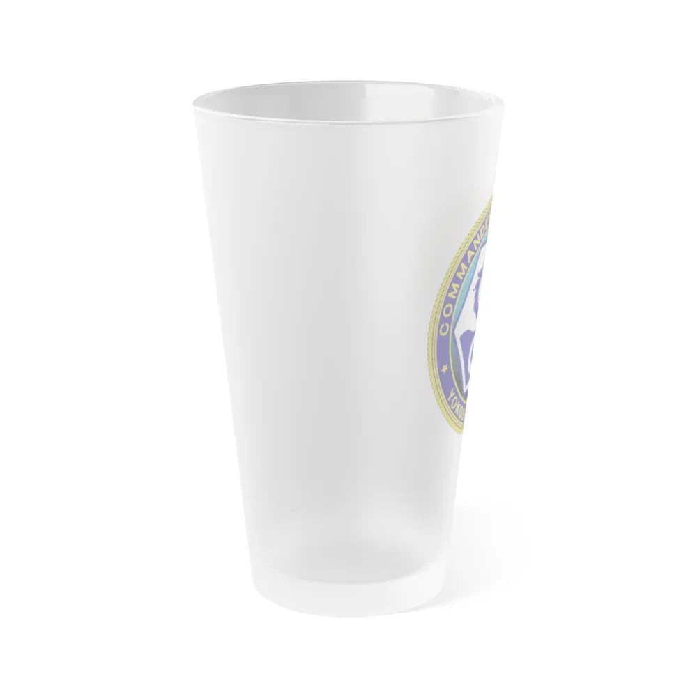 CTF 74 Yokosuka Japan Combined Task Force (U.S. Navy) Frosted Pint Glass 16oz-Go Mug Yourself