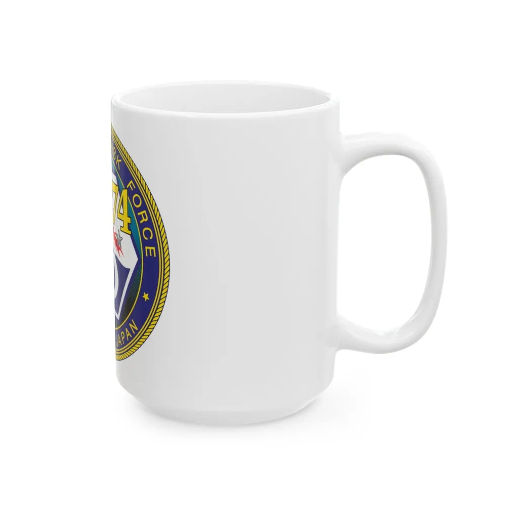 CTF 74 Yokosuka Japan Combined Task Force (U.S. Navy) White Coffee Mug-Go Mug Yourself