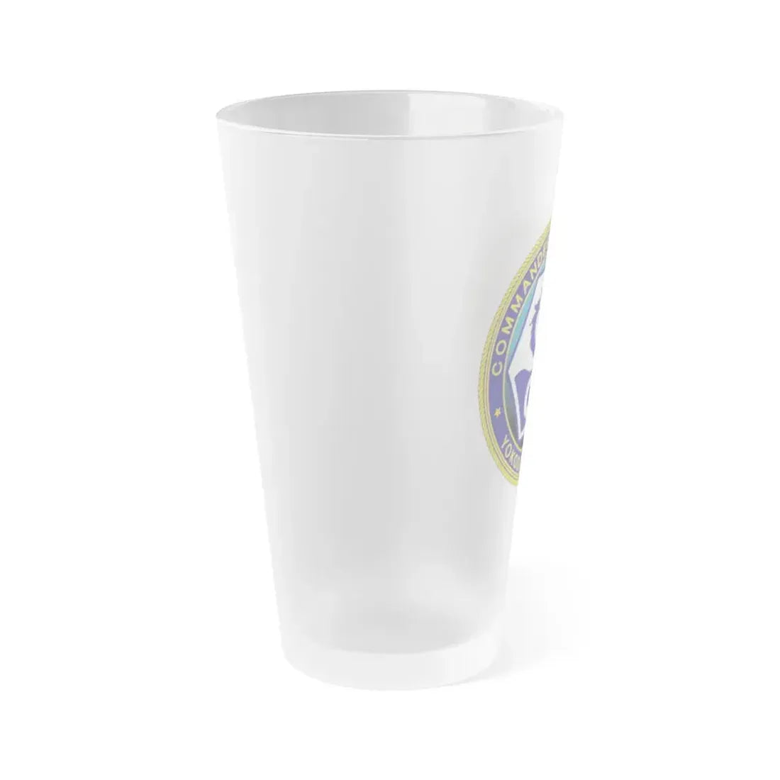 CTF 74 Yokosuka Japan Combined Task Force (U.S. Navy) Frosted Pint Glass 16oz - Go Mug Yourself