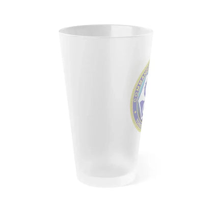 CTF 74 Yokosuka Japan Combined Task Force (U.S. Navy) Frosted Pint Glass 16oz - Go Mug Yourself