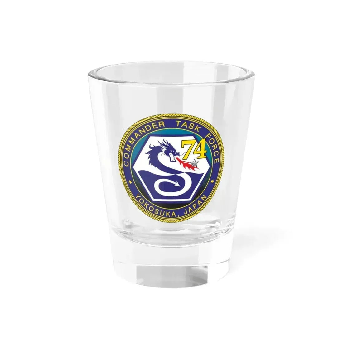 CTF 74 Yokosuka Japan Combined Task Force (U.S. Navy) Shot Glass 1.5oz 1.5oz - Go Mug Yourself