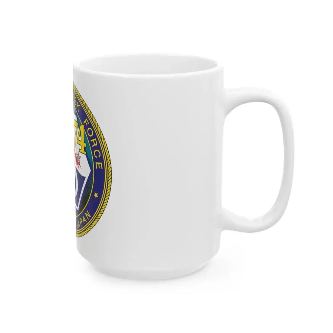 CTF 74 Yokosuka Japan Combined Task Force (U.S. Navy) White Coffee Mug - Go Mug Yourself