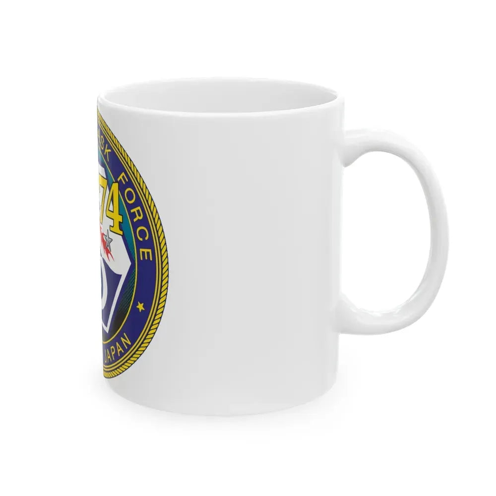 CTF 74 Yokosuka Japan Combined Task Force (U.S. Navy) White Coffee Mug - Go Mug Yourself