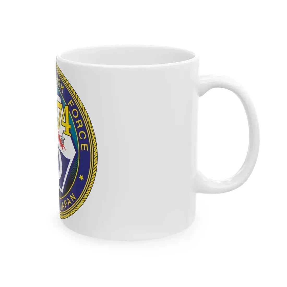 CTF 74 Yokosuka Japan Combined Task Force (U.S. Navy) White Coffee Mug - Go Mug Yourself