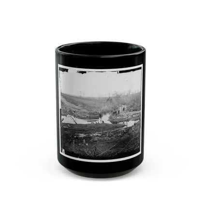 Cub Run, Va.  View With Destroyed Bridge (U.S. Civil War) Black Coffee Mug 15oz - Go Mug Yourself