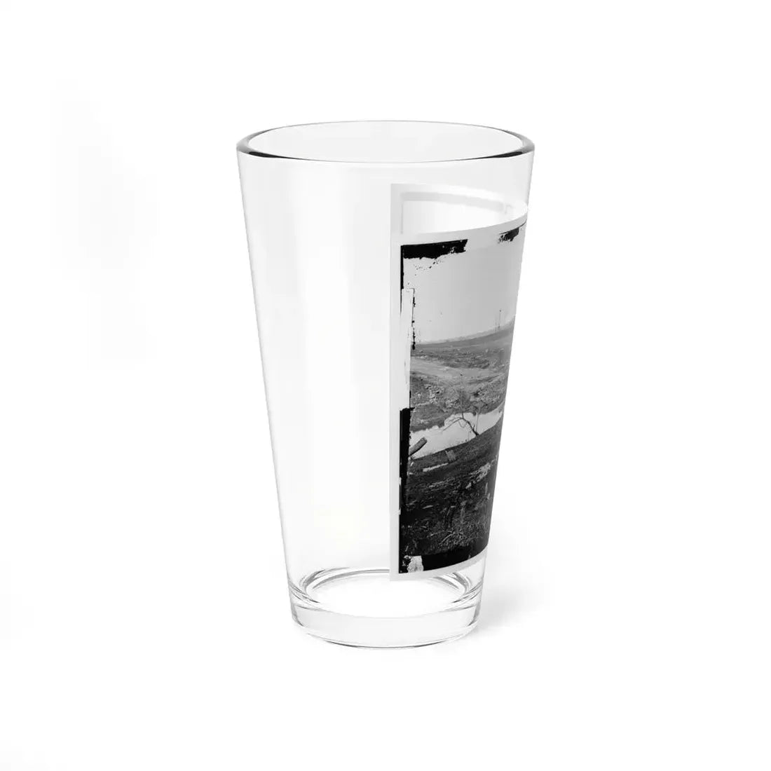 Cub Run, Va.  View With Destroyed Bridge (U.S. Civil War) Pint Glass 16oz - Go Mug Yourself