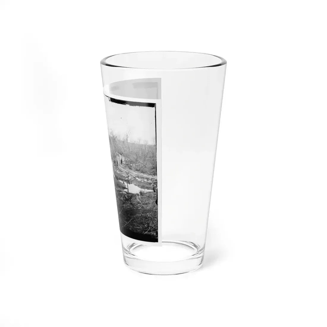 Cub Run, Va.  View With Destroyed Bridge (U.S. Civil War) Pint Glass 16oz - Go Mug Yourself