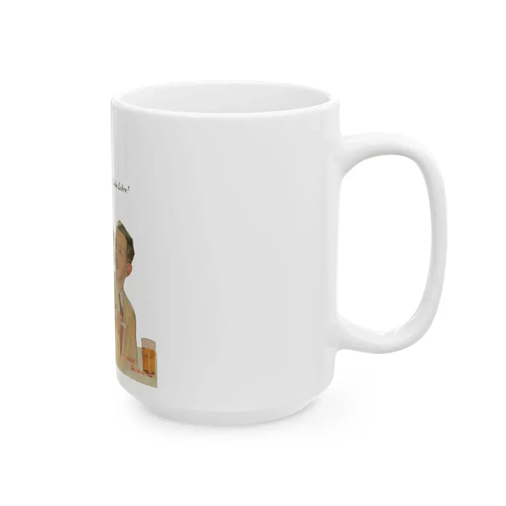 Cuba Libre, Liberty magazine cover, March 2, 1929 - White Coffee Mug - Go Mug Yourself