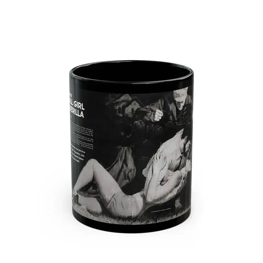 Cuba's Call Girl Guerilla, Adventure, December 1963 - Black Coffee Mug 11oz - Go Mug Yourself