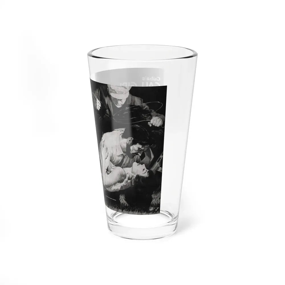 Cuba's Call Girl Guerilla, Adventure, December 1963 - Pint Glass 16oz - Go Mug Yourself