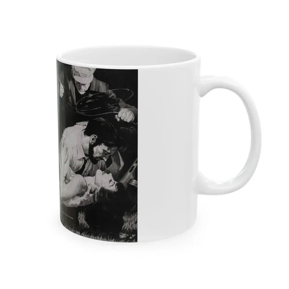 Cuba's Call Girl Guerilla, Adventure, December 1963 - White Coffee Mug - Go Mug Yourself