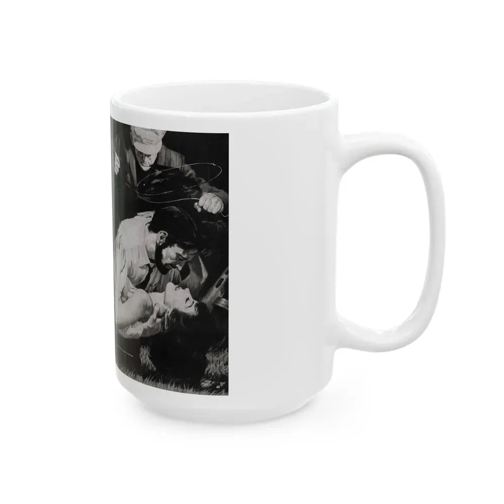 Cuba's Call Girl Guerilla, Adventure, December 1963 - White Coffee Mug - Go Mug Yourself