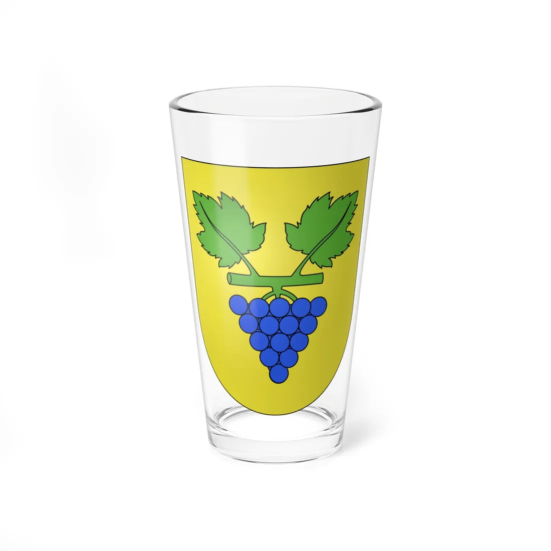 Cugnasco-coat of arms (Switzerland) (Coat of Arms) Pint Glass 16oz 16oz - Go Mug Yourself
