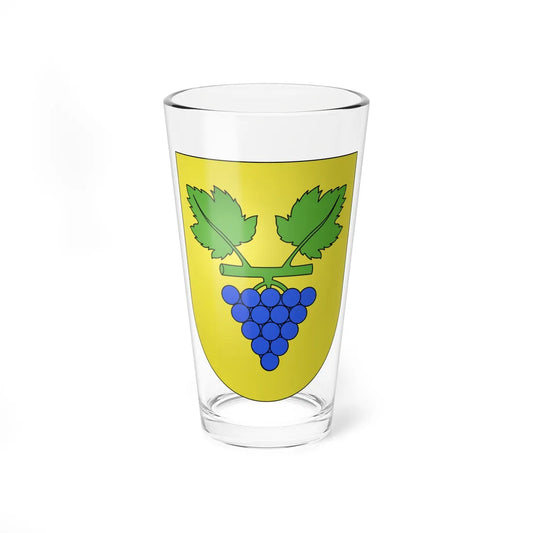 Cugnasco-coat of arms (Switzerland) (Coat of Arms) Pint Glass 16oz 16oz - Go Mug Yourself