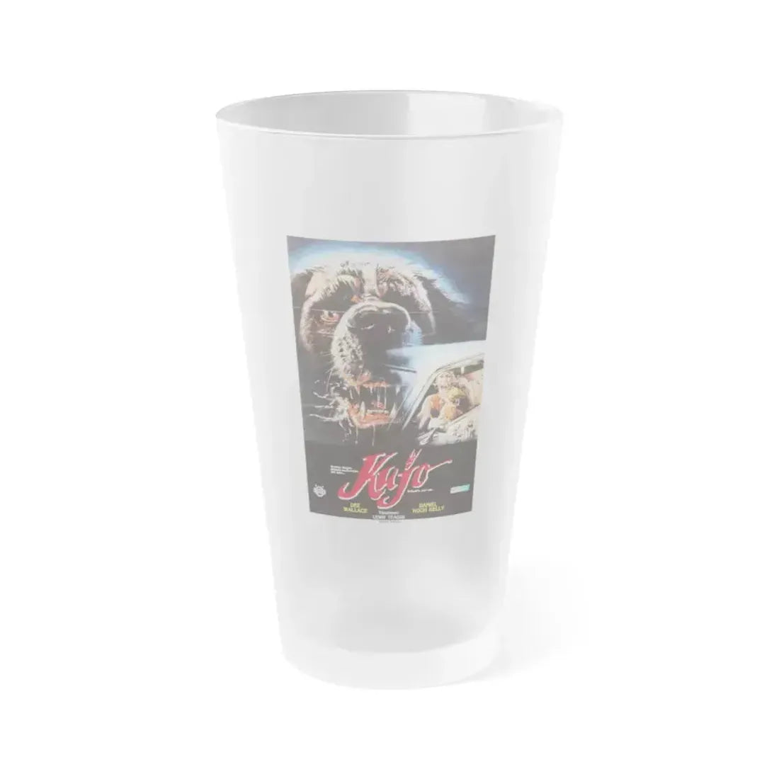 CUJO (TURKISH) 1983 Movie Poster - Frosted Pint Glass 16oz 16oz Frosted - Go Mug Yourself