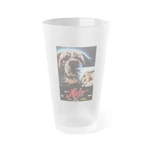 CUJO (TURKISH) 1983 Movie Poster - Frosted Pint Glass 16oz 16oz Frosted - Go Mug Yourself