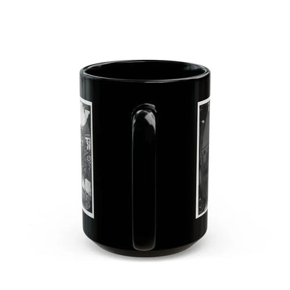 Culpeper Court House, Va.  Court House, With A Group Of Confederates Captured At Cedar Mountain On Balcony (U.S. Civil War) Black Coffee Mug - Go Mug Yourself