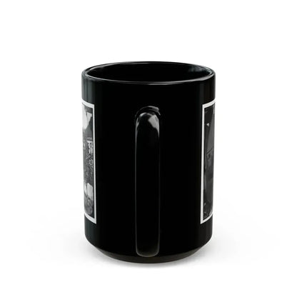 Culpeper Court House, Va.  Court House, With A Group Of Confederates Captured At Cedar Mountain On Balcony (U.S. Civil War) Black Coffee Mug - Go Mug Yourself