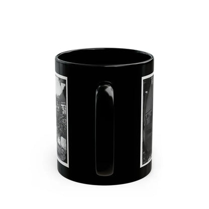 Culpeper Court House, Va.  Court House, With A Group Of Confederates Captured At Cedar Mountain On Balcony (U.S. Civil War) Black Coffee Mug - Go Mug Yourself